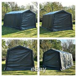 10'x15'x8' FT Storage Shed Tent Shelter Car Garage Steel Frame Carport Canopy