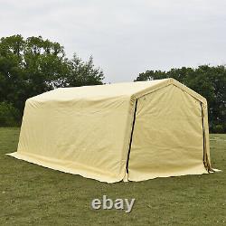 10'x20'x8' ft Carport Canopy Shed Storage Tent Car Shelter Steel Frame Sheds