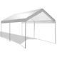 10 X 20 Steel Frame Canopy Shelter Portable Car Carport Garage Cover Party Tent
