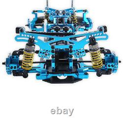 110 G4 Alloy Metal&Carbon Frame Body Chassis Kit BLUE For Drift Racing Car 4WD