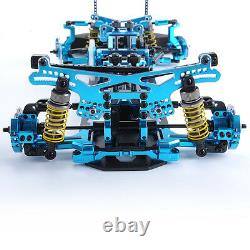 110 G4 Alloy Metal&Carbon Frame Body Chassis Kit BLUE For Drift Racing Car 4WD