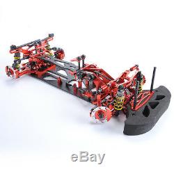 110 Scale Alloy & Carbon G4 RC 1/10 4WD Drift Racing Car Frame Kit Red