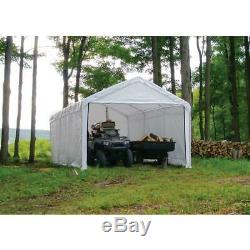 12 x 20 in Enclosure Kit White Car Outdoor (Canopy and Frame Not Included)