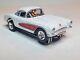 1957 Corvette Custom Ho Slot Car White/red H. T. Ultra G Chassis Slotted Rims
