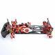 1/10 4wd G4 Rc Car Drift Racing Red Frame Kit Alloy & Carbon Fiber 078055r