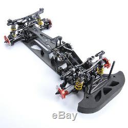 1/10 Alloy & Carbon Fiber 078055BK G4 RC 4WD HSP Drift Racing Car Frame Body Kit