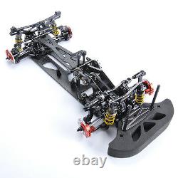 1/10 Alloy &Carbon Fiber 4WD Drift G4 Black Car Frame Chassis For RC Racing Car