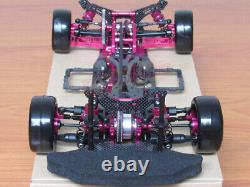 1/10 Carbon fiber alloy D4 AWD EP Drift Racing Car Frame Body Kit