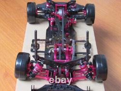 1/10 Carbon fiber alloy D4 AWD EP Drift Racing Car Frame Body Kit