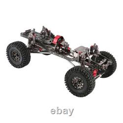 1/10 RC Car Frame Kit Carbon Fiber Chassis Car Shell for AXIAL SCX10 Crawler DIY