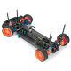 1/10 Rc Metal & Carbon Drift Racing Car Frame Body Set For Sakur Xis Sport Drive