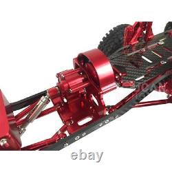 1/10 SCX10 D90 RC Rock Crawler Model Cars Metal Aluminium Alloy Frame Red