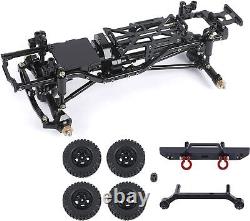 1/24 AXI90081 RC Frame Chassis Alloy Assembled Frame DIY Car Kit for Axial SCX24
