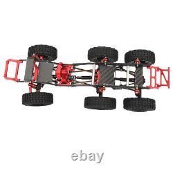 1/24 Carbon Fiber Car Frame with Metal Axles Wheels For RC SCX24 6x6 Car Part