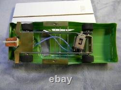 1/24 SCALE 1964 GREEN CHEVY IMPALA WithCUSTOM BRASS & STEEL CHASSIS SLOT CAR-NEW