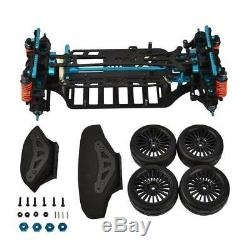1 Set 1/10 4WD Touring Car Frame Part Kit for M9H5 Alloy and Carbon Shaft Drive