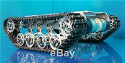 2017 Metal Robot Chassis Track Tank Car Caterpillar shock absorption for Arudino