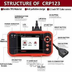 2022 New LAUNCH X431 CRP123 OBD2 Diagnostic Scanner ABS SRS Fault Code Reader