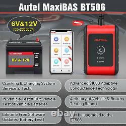 2024 Autel MaxiBAS BT506 Auto Battery & Electrical System Analysis Tool 6V/12V
