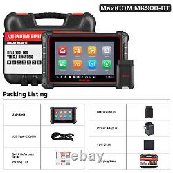 2024 Autel MaxiCOM MK900BT Pro Car Diagnostic Scanner Tool FCA AutoAuth MK900-BT