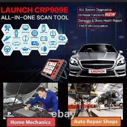 2024 LAUNCH CRP909E Pro Full System Diagnostic Tool OBD2 Scanner Key Coding TPMS