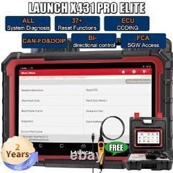 2024 Launch X431 PRO Elite V + Bidirectional Car Diagnostic Scanner Key Coding