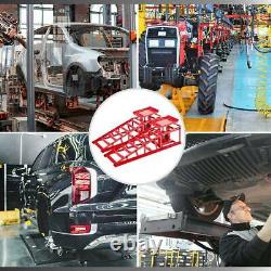 2PCS Lift Frame Repair Auto Service Heavy Car Lifts Duty Ramps Hydraulic 11000lb