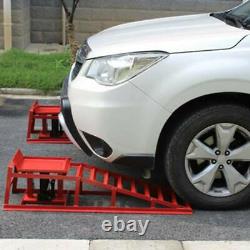 2X Auto Home Car Service Duty Lifts Heavy Ramps Repair Hydraulic Lift Frame
