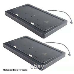 2X Electric Retractable License Plate Frame Fast moves with Remote Control USA Car