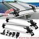 2x Universal Car Top Roof Cross Bar Luggage Cargo Carrier Rack Suv 3 Kinds Clamp