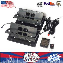 2pcs Electric Remote License Plate Frame Hidden Flip Fins Invisible for USA Car