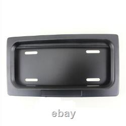 2x Car USA License Plate Frame Shutter Blinds Roller Invisible Number with Remote