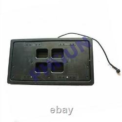 2x Hidden Flip Electric Car License Plate Frame Turn Over With Wireless Remote USA