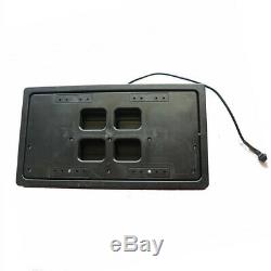2x Hidden Flip Electric USA Car License Plate Frame Turn Over + Wireless Remote