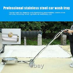30.2L Pressure Washer 2 Nozzles Undercarriage Cleaner Under Car Chassis Cleaner