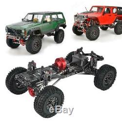 313 CNC Metal and Carbon Fiber Body Frame with Bumpers for 1/10 RC Crawler Cars