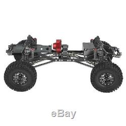 313 CNC Metal and Carbon Fiber Body Frame with Bumpers for 1/10 RC Crawler Cars