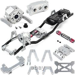 313mm Wheelbase Chassis Frame Gearbox For 1/10 AXIAL SCX10 II 90046 RC Car Truck