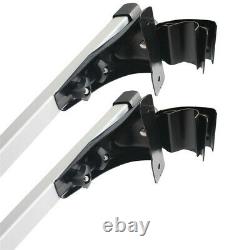 48'' Car Top Luggage Roof Rack Cross Bar Carrier Adjustable Window Frame With Lock