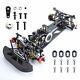 4wd G4 1/10 Scale Drift Rc Racing Car Model Alloy Carbon Fiber Frame Kit Black