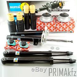 4x BILSTEIN Gasdruck Stoßdämpfer und FEBI BILSTEIN Domlager BMW 3er E46