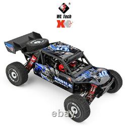 60Km/h Wltoys 124018 High Speed RC Car 1/12 4WD Off-road Crawler Metal Chassis