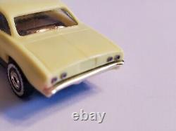 66 Chevy Corvair Yellow Ho Slot Car Tjet, Nos Aurora Chassis (new In Box)