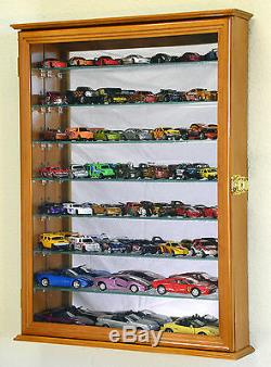 7 Shelves Hot Wheels Matchbox Diecast Cars 1/64 1/43 Model Display Case Cabinet