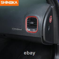 7inch Car Center Control Dashboard Panel Cover Trim For Dodge Charger 2015-2020