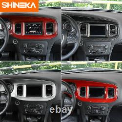 7inch Car Center Control Dashboard Panel Cover Trim For Dodge Charger 2015-2020