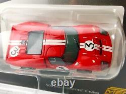 AFX Tomy GT40 MKII, Red / White Stripes #3, Mega G Chassis, Collector Series