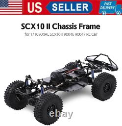 AUSTAR 313mm Wheelbase Chassis Frame withTires for 1/10 AXIAL 90047 RC Crawler Car
