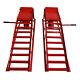 A Pair Of Auto Car Truck Services Ramp Lifts Heavy Duty Hydraulic Repair Frame