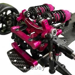 Alloy & CF Chassis Sakura D5S Frame Kit Remodel Belt Drive 1 /10 RWD Drift Car